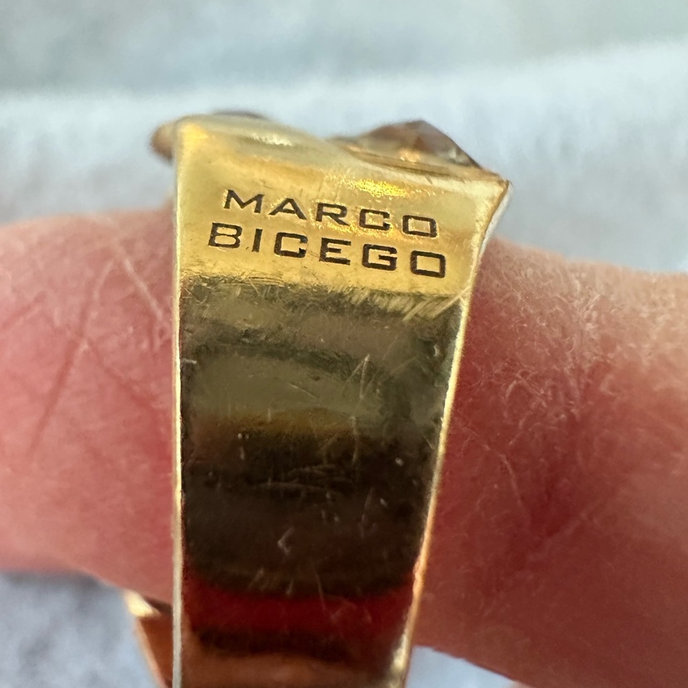 Marco Bicego 18k Gold ring with gemstones - Picture 8 of 11